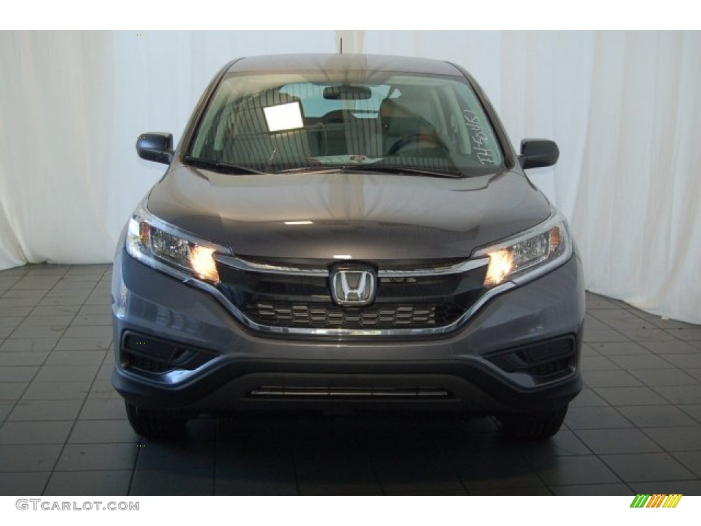 2015 CR-V LX - Modern Steel Metallic / Gray photo #3