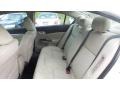 2015 Honda Civic Beige Interior Rear Seat Photo