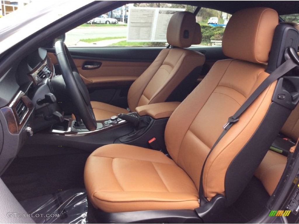 Saddle Brown Interior 2012 BMW 3 Series 328i Convertible Photo #103462719