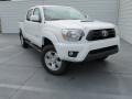 2015 Super White Toyota Tacoma V6 PreRunner Double Cab  photo #2