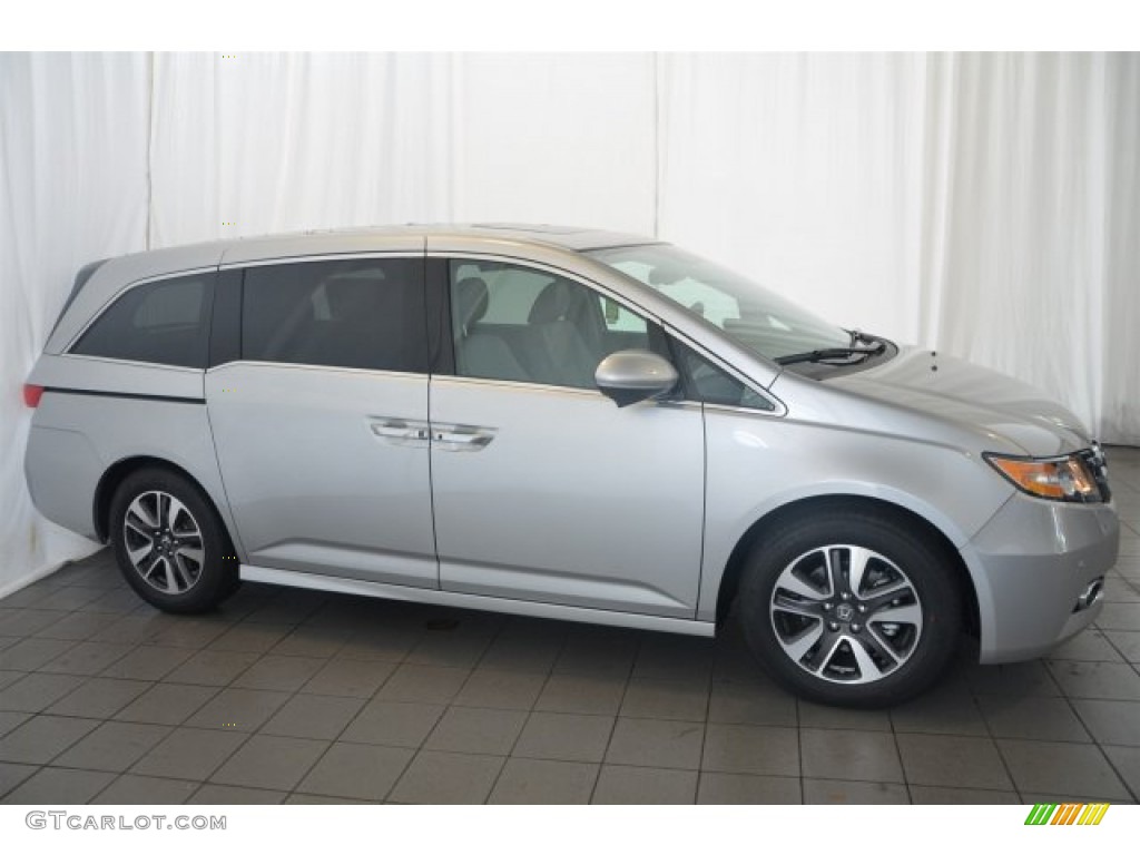 Alabaster Silver Metallic 2015 Honda Odyssey Touring Exterior Photo #103463319