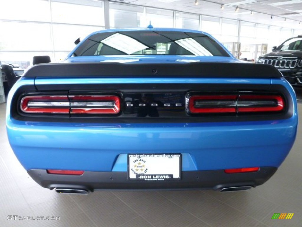 2015 Challenger R/T Scat Pack - B5 Blue Pearl / Black photo #3