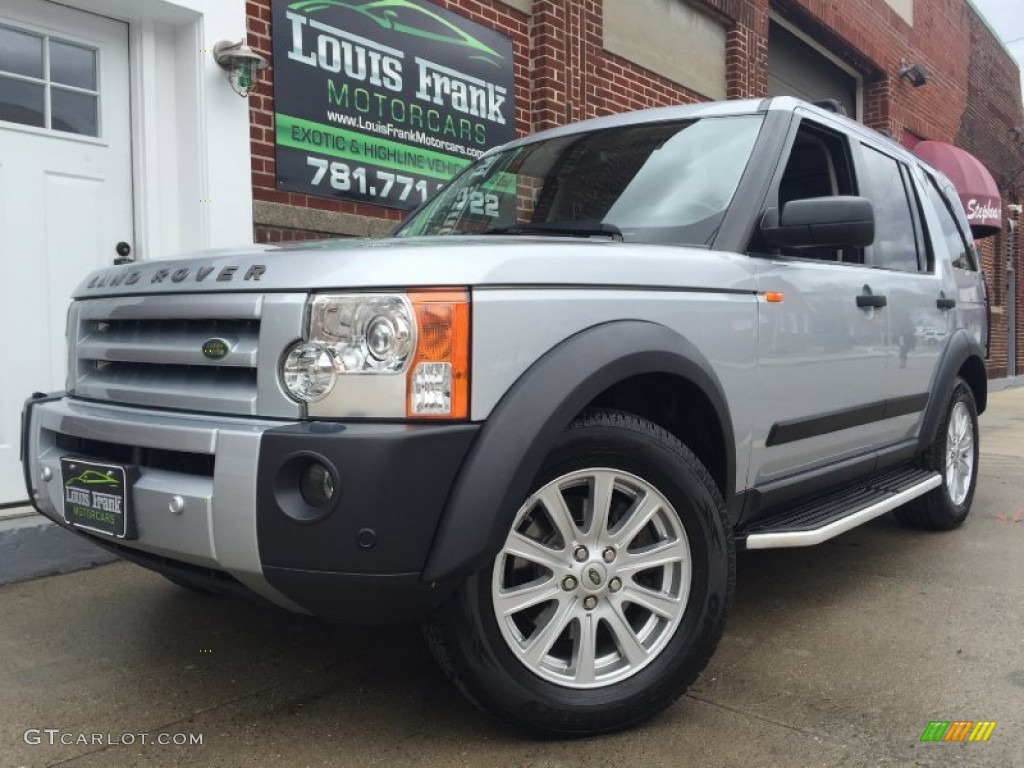 2007 LR3 V8 SE - Zermatt Silver Metallic / Ebony Black photo #4