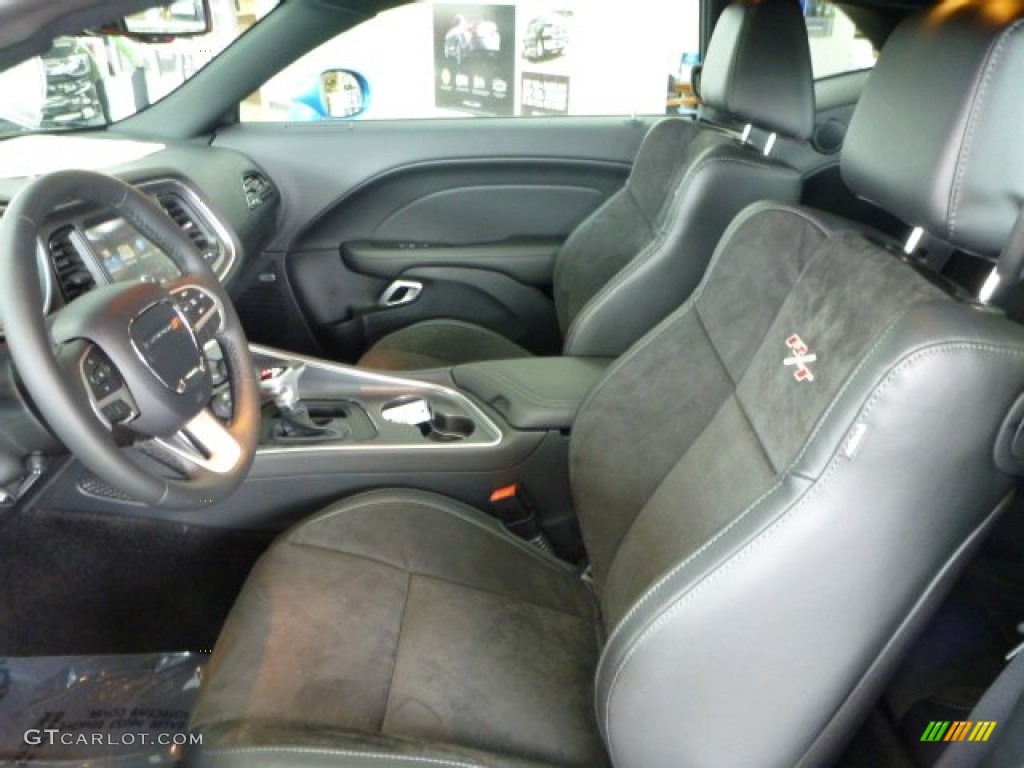 Black Interior 2015 Dodge Challenger R/T Scat Pack Photo #103463685