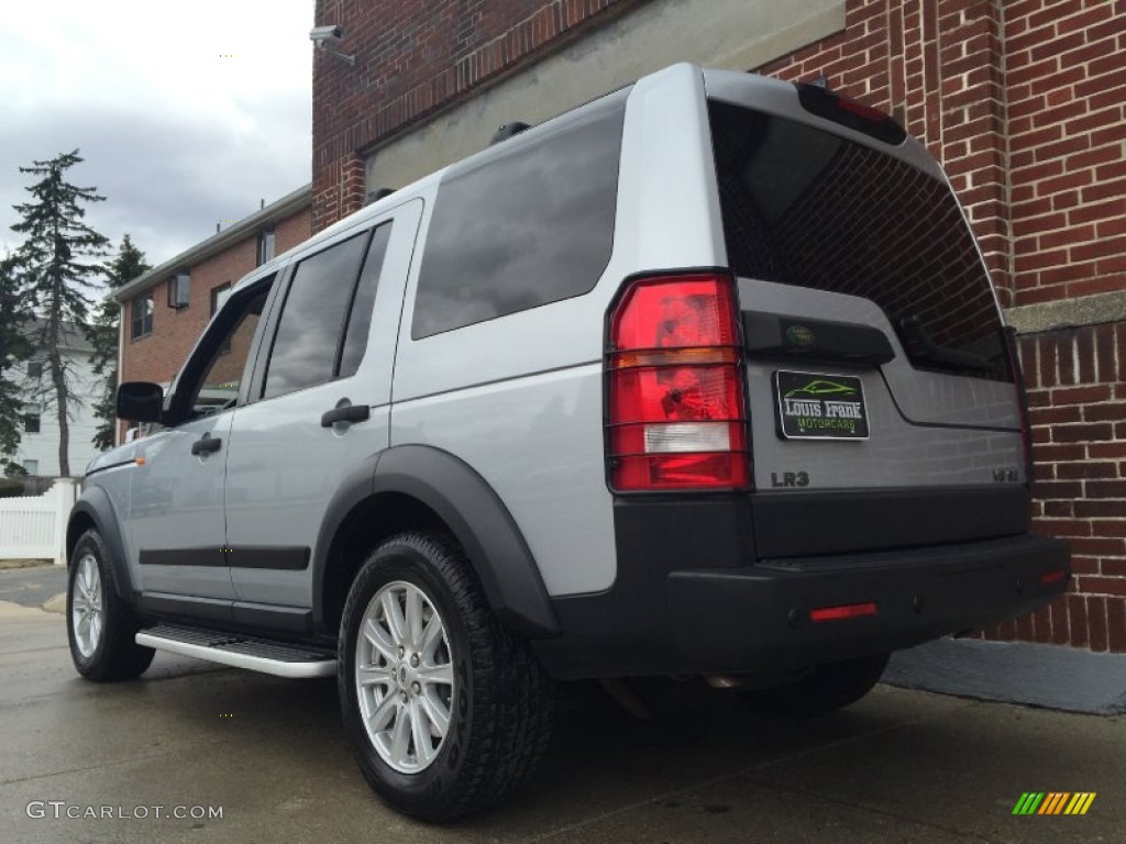2007 LR3 V8 SE - Zermatt Silver Metallic / Ebony Black photo #11