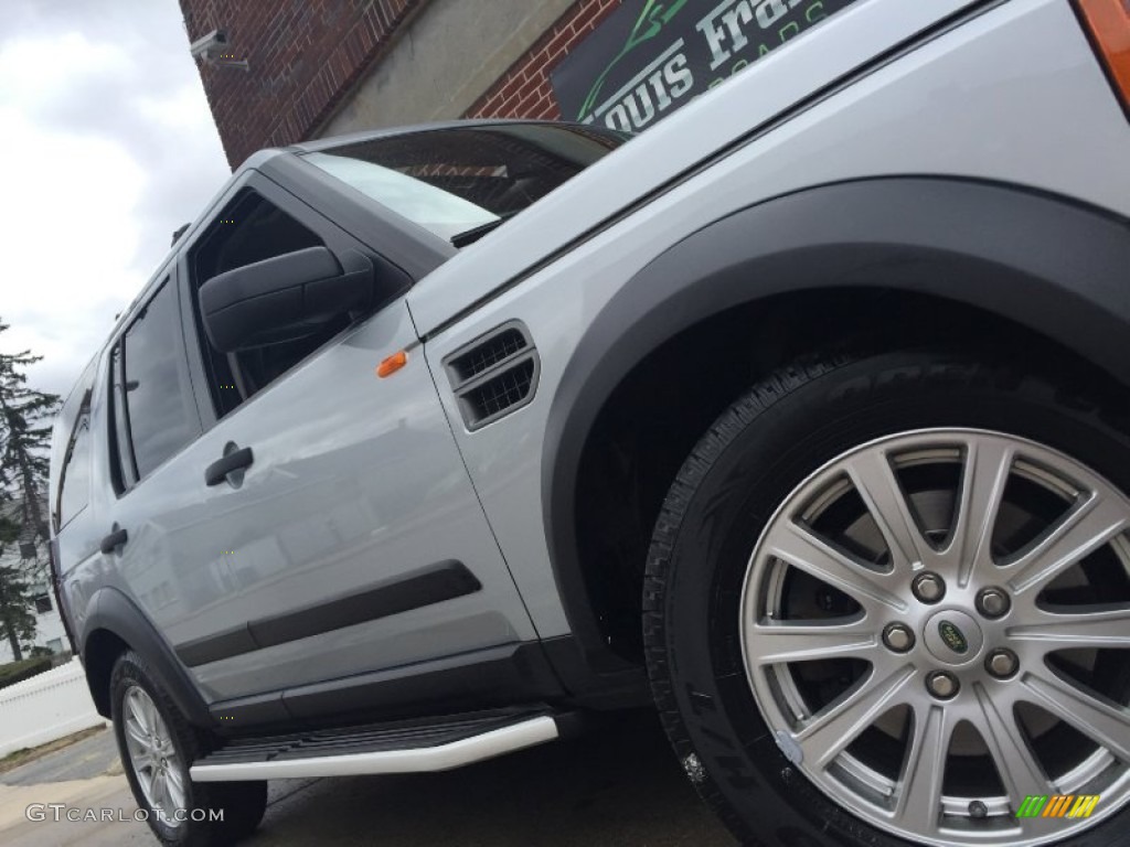 2007 LR3 V8 SE - Zermatt Silver Metallic / Ebony Black photo #15