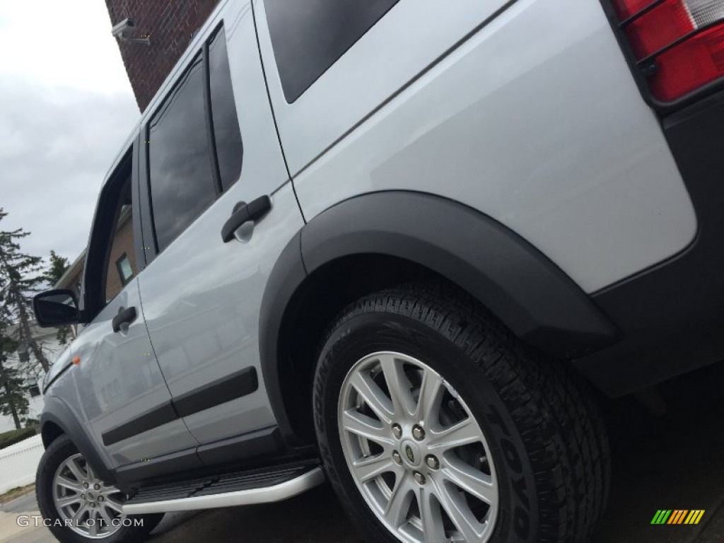 2007 LR3 V8 SE - Zermatt Silver Metallic / Ebony Black photo #16