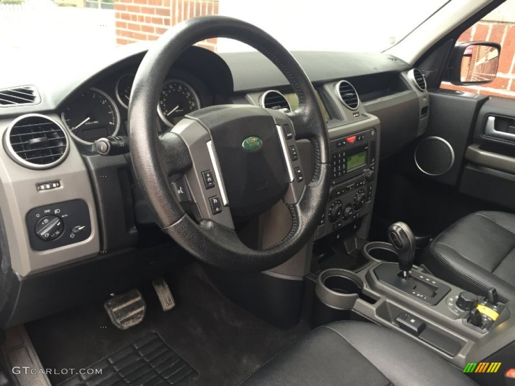 2007 LR3 V8 SE - Zermatt Silver Metallic / Ebony Black photo #17