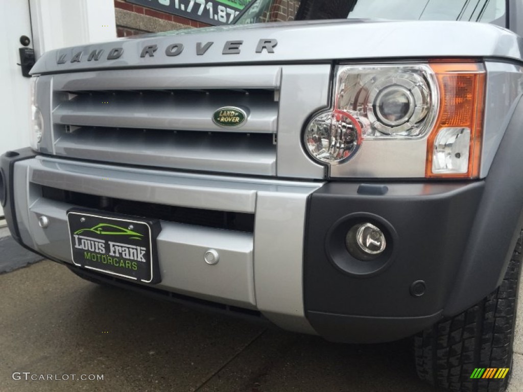 2007 LR3 V8 SE - Zermatt Silver Metallic / Ebony Black photo #29
