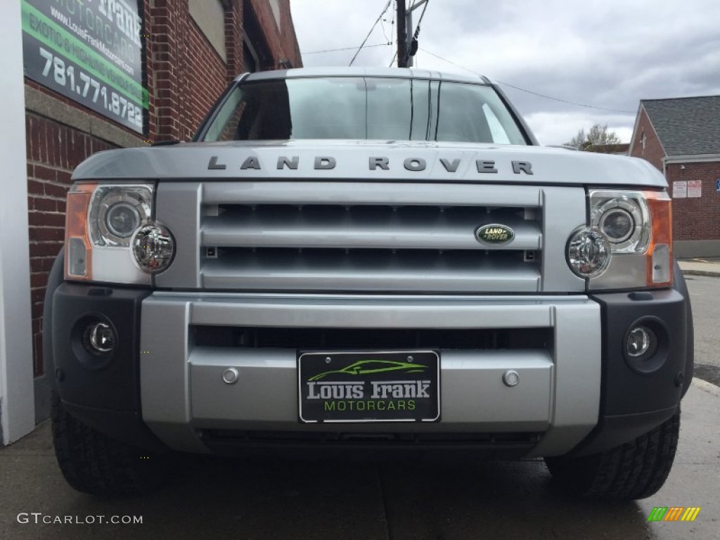 2007 LR3 V8 SE - Zermatt Silver Metallic / Ebony Black photo #30