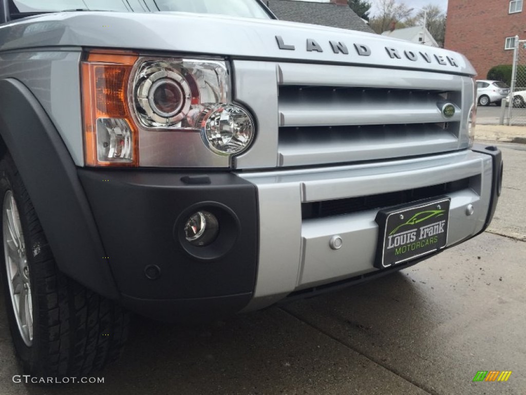 2007 LR3 V8 SE - Zermatt Silver Metallic / Ebony Black photo #31