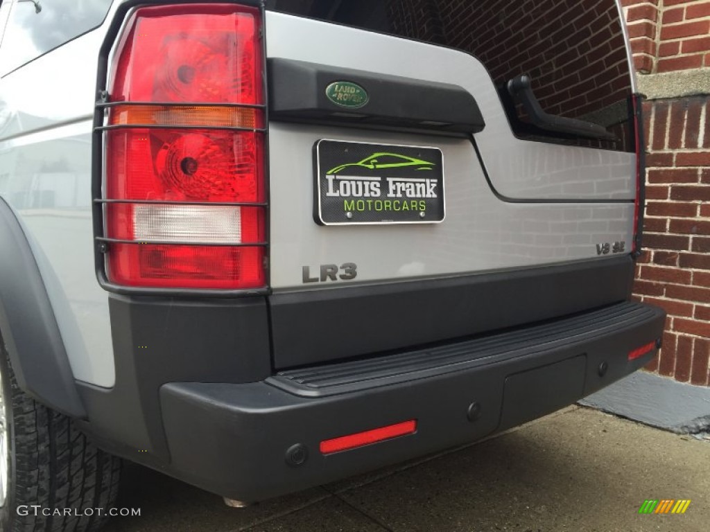2007 LR3 V8 SE - Zermatt Silver Metallic / Ebony Black photo #32