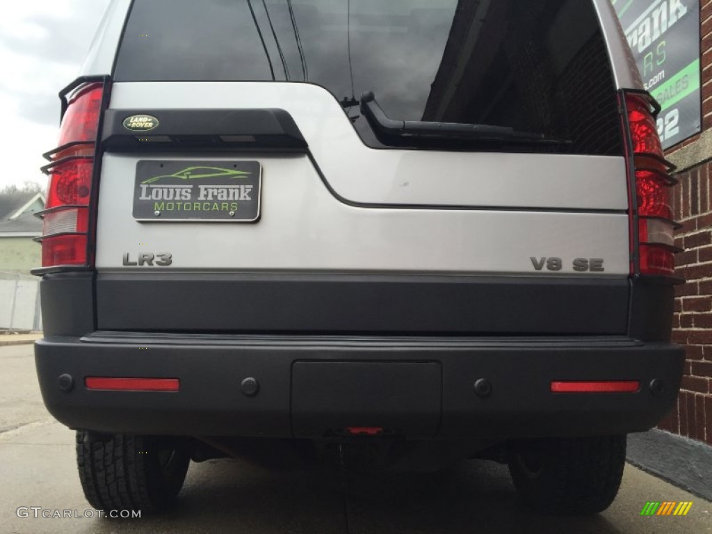 2007 LR3 V8 SE - Zermatt Silver Metallic / Ebony Black photo #33