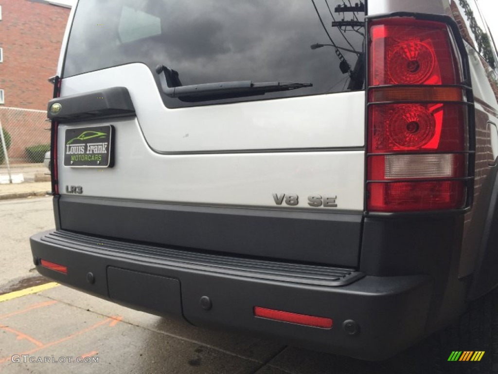 2007 LR3 V8 SE - Zermatt Silver Metallic / Ebony Black photo #34