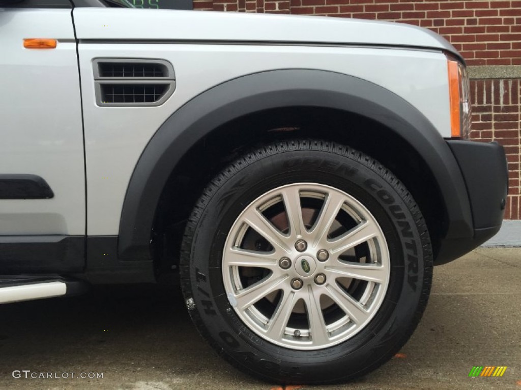 2007 LR3 V8 SE - Zermatt Silver Metallic / Ebony Black photo #36