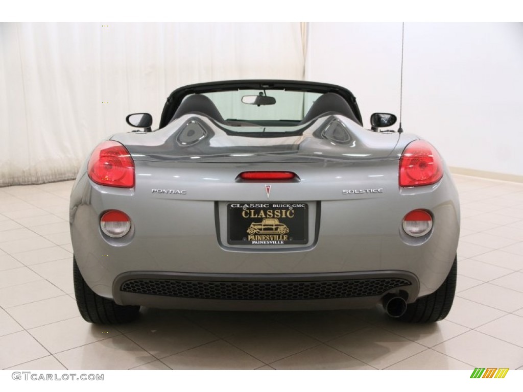 2006 Solstice Roadster - Sly Gray / Ebony photo #17