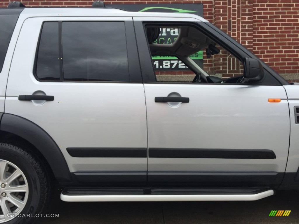 2007 LR3 V8 SE - Zermatt Silver Metallic / Ebony Black photo #38