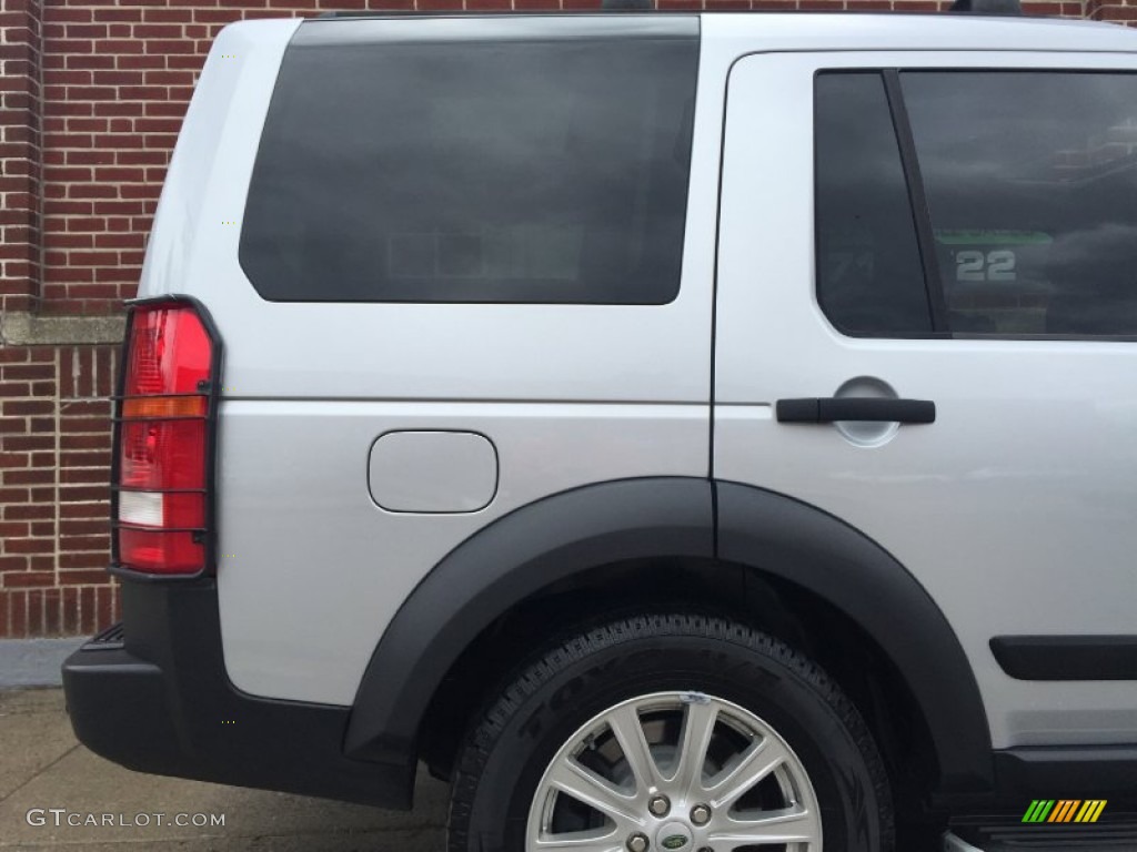 2007 LR3 V8 SE - Zermatt Silver Metallic / Ebony Black photo #40