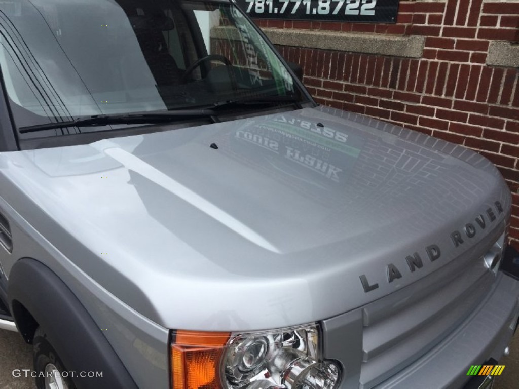 2007 LR3 V8 SE - Zermatt Silver Metallic / Ebony Black photo #42