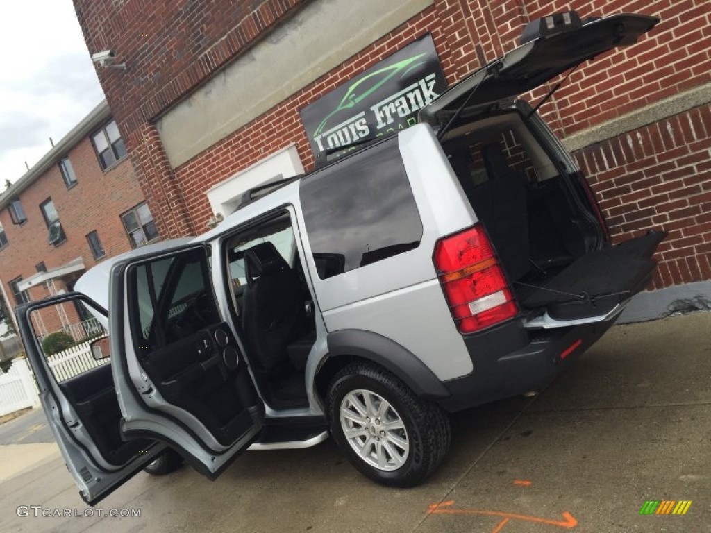 2007 LR3 V8 SE - Zermatt Silver Metallic / Ebony Black photo #51