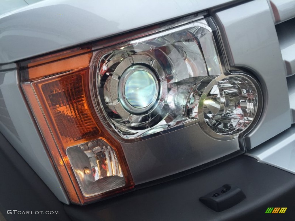 2007 LR3 V8 SE - Zermatt Silver Metallic / Ebony Black photo #81