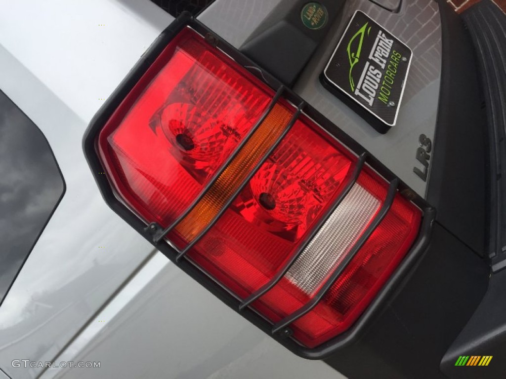 2007 LR3 V8 SE - Zermatt Silver Metallic / Ebony Black photo #85