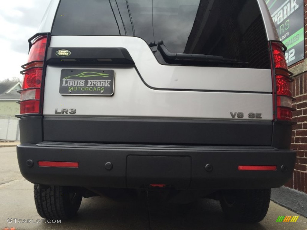 2007 LR3 V8 SE - Zermatt Silver Metallic / Ebony Black photo #88
