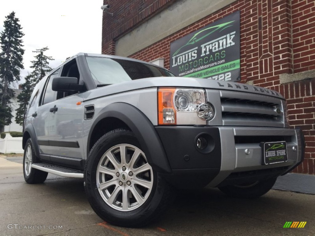 2007 LR3 V8 SE - Zermatt Silver Metallic / Ebony Black photo #90