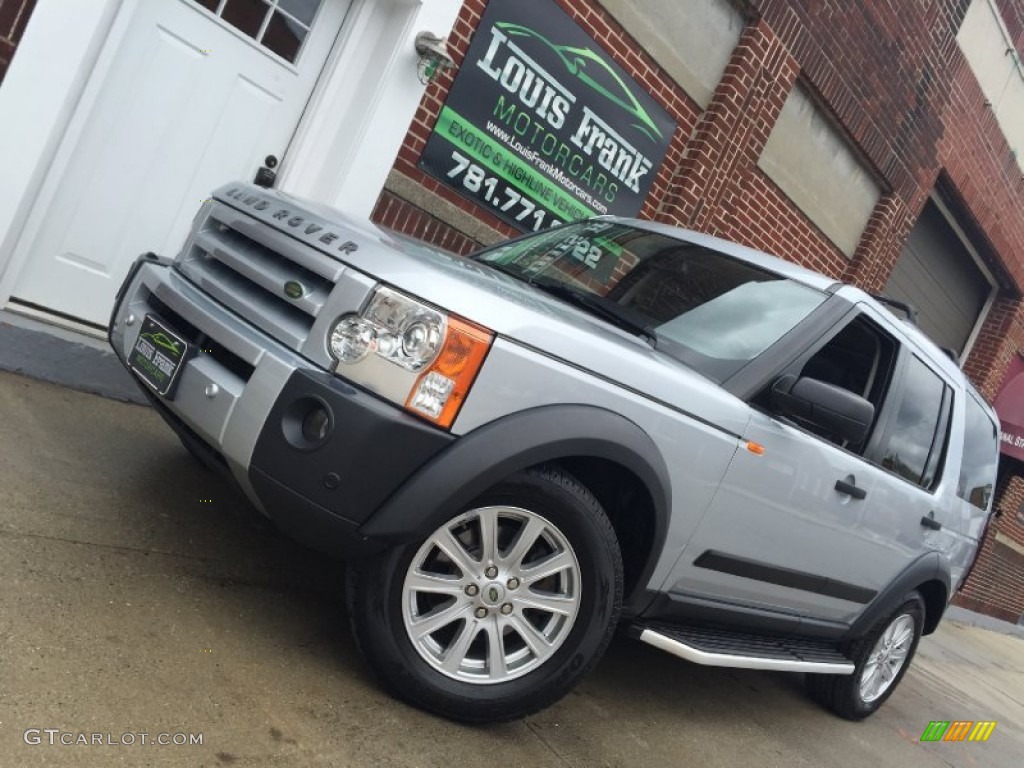 2007 LR3 V8 SE - Zermatt Silver Metallic / Ebony Black photo #95