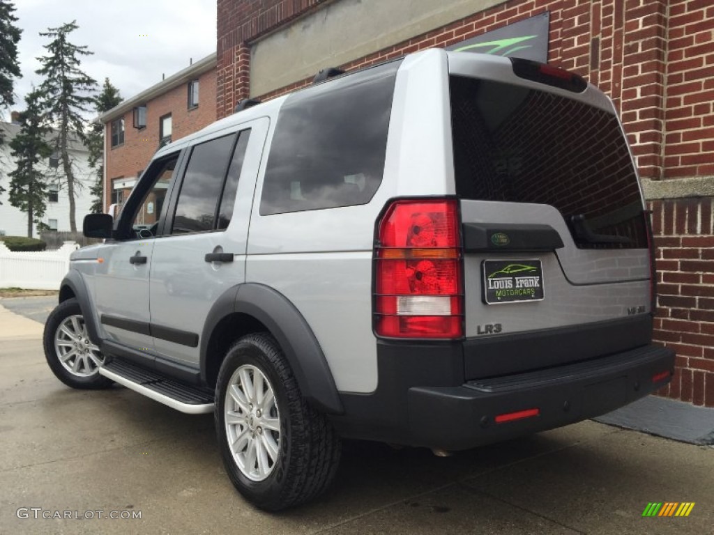 2007 LR3 V8 SE - Zermatt Silver Metallic / Ebony Black photo #96