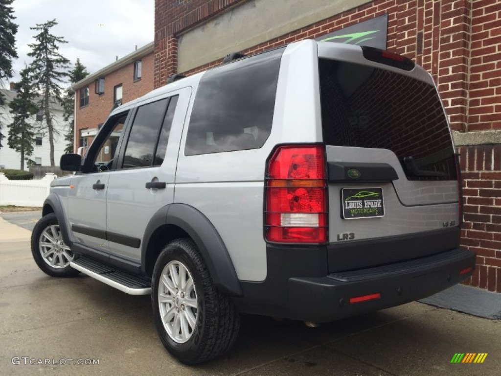 2007 LR3 V8 SE - Zermatt Silver Metallic / Ebony Black photo #97