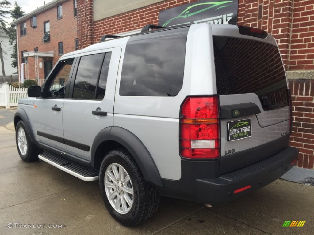 2007 LR3 V8 SE - Zermatt Silver Metallic / Ebony Black photo #99