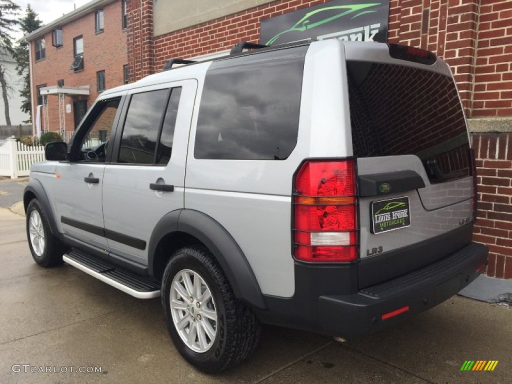 2007 LR3 V8 SE - Zermatt Silver Metallic / Ebony Black photo #100