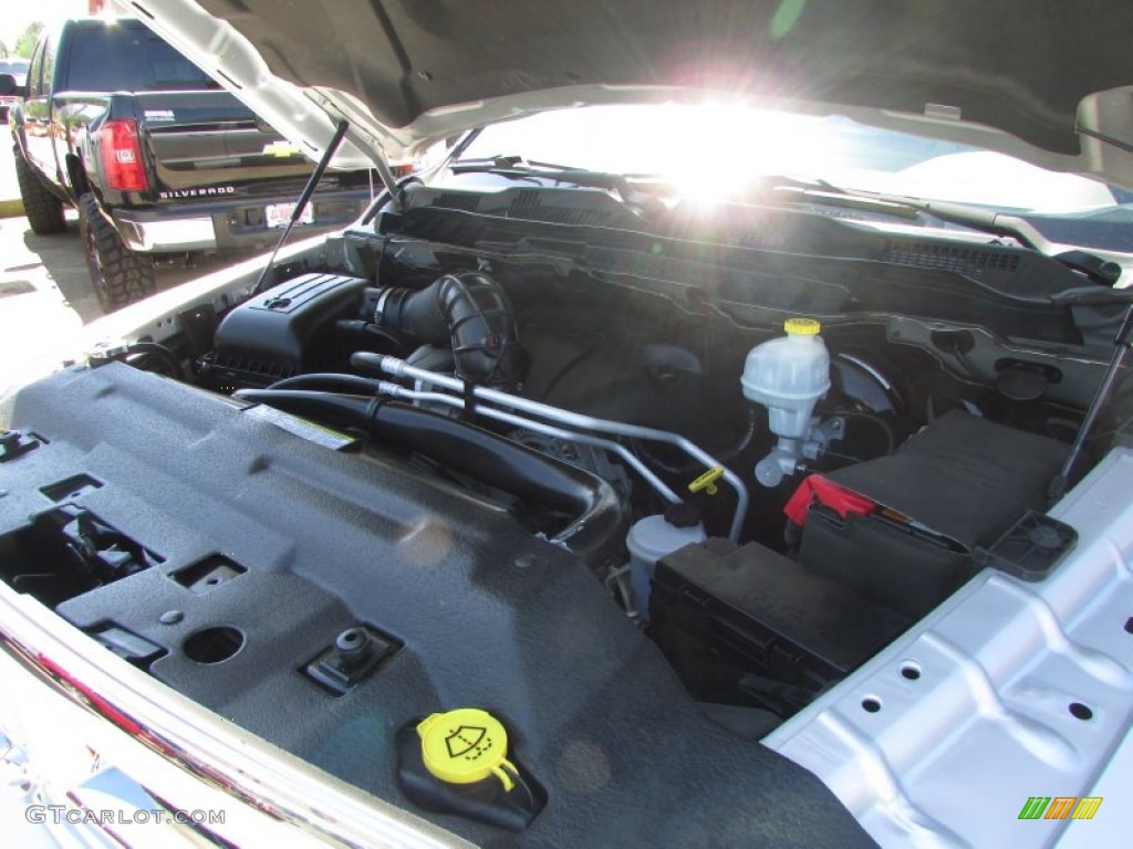 2011 Ram 1500 SLT Crew Cab - Bright Silver Metallic / Dark Slate Gray/Medium Graystone photo #14