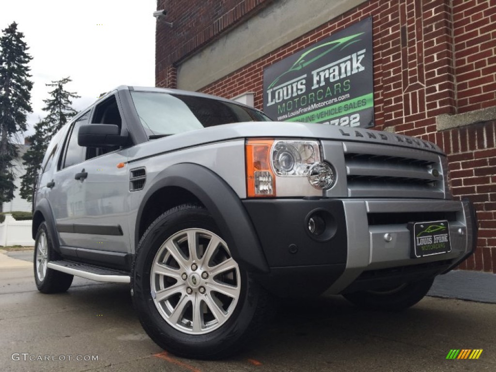 2007 LR3 V8 SE - Zermatt Silver Metallic / Ebony Black photo #118
