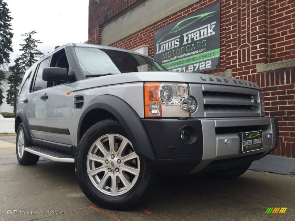 2007 LR3 V8 SE - Zermatt Silver Metallic / Ebony Black photo #119