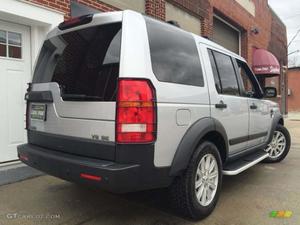 2007 LR3 V8 SE - Zermatt Silver Metallic / Ebony Black photo #121