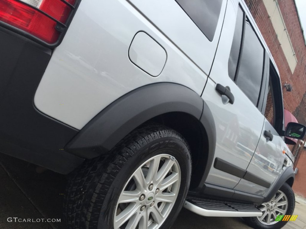 2007 LR3 V8 SE - Zermatt Silver Metallic / Ebony Black photo #124