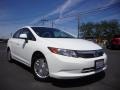 Taffeta White 2012 Honda Civic HF Sedan