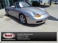 Arctic Silver Metallic 2000 Porsche Boxster 