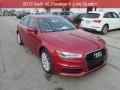 2012 Garnet Red Pearl Effect Audi A6 3.0T quattro Sedan #103460572