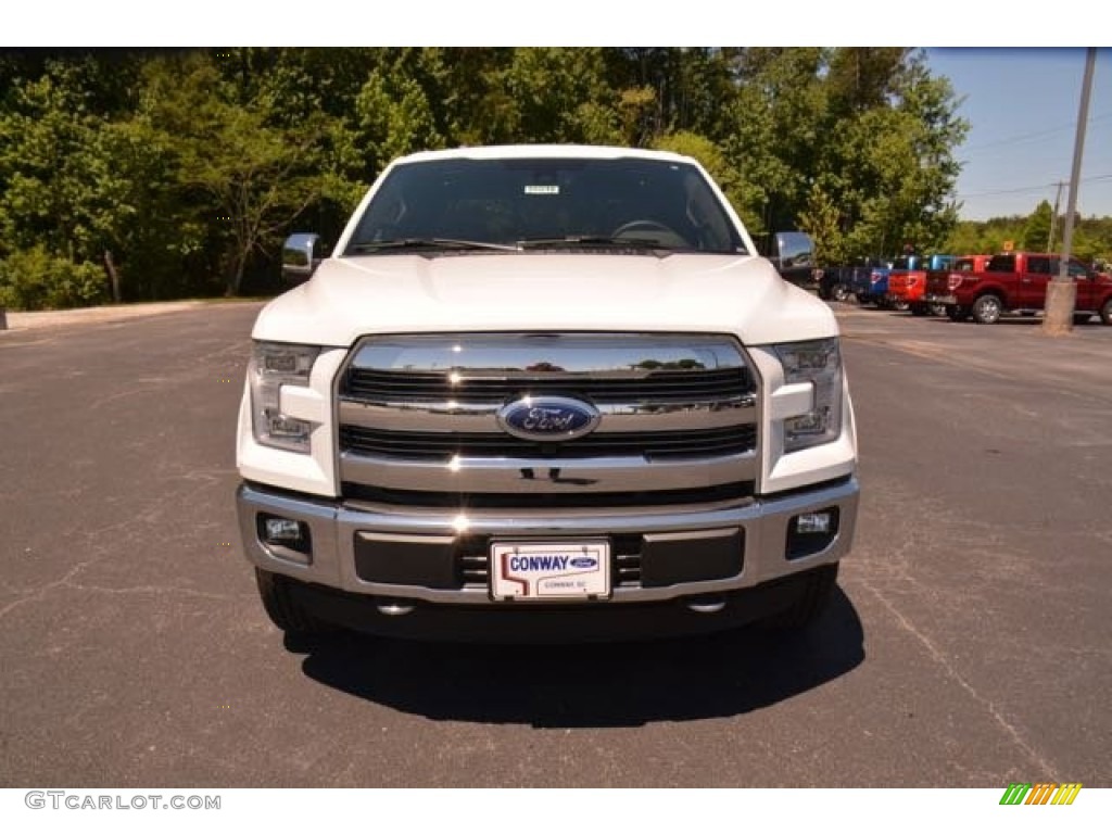 2015 F150 King Ranch SuperCrew 4x4 - Oxford White / King Ranch Java/Mesa photo #2