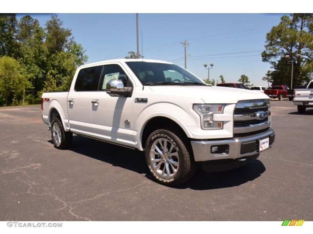 2015 F150 King Ranch SuperCrew 4x4 - Oxford White / King Ranch Java/Mesa photo #3