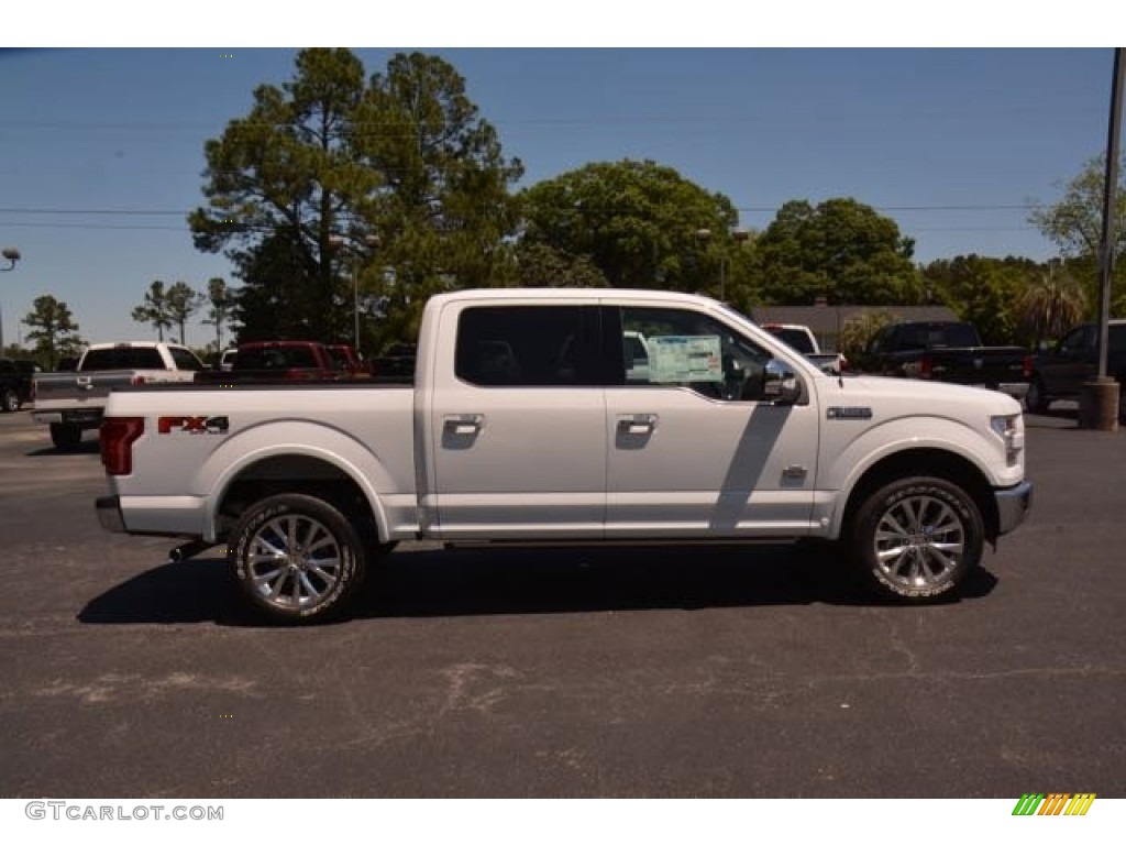 2015 F150 King Ranch SuperCrew 4x4 - Oxford White / King Ranch Java/Mesa photo #4