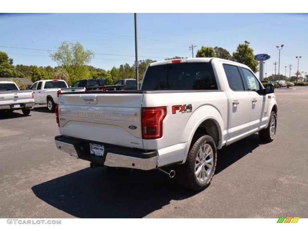 2015 F150 King Ranch SuperCrew 4x4 - Oxford White / King Ranch Java/Mesa photo #5