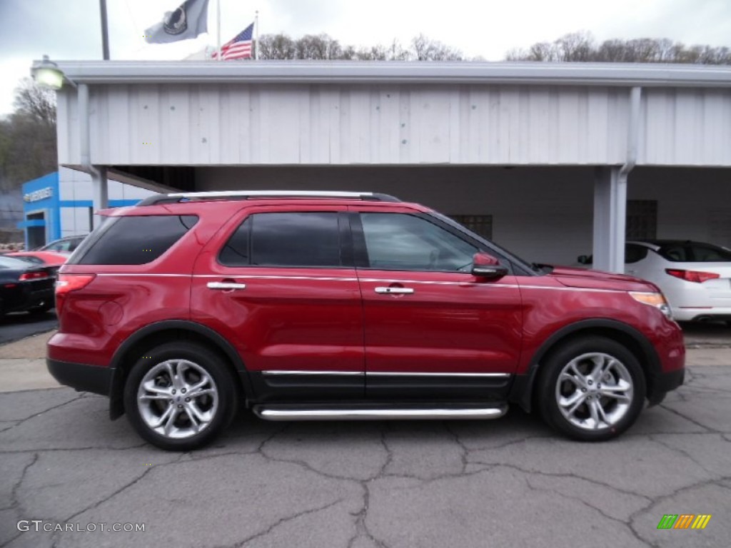 2015 Explorer Limited 4WD - Ruby Red / Charcoal Black photo #1