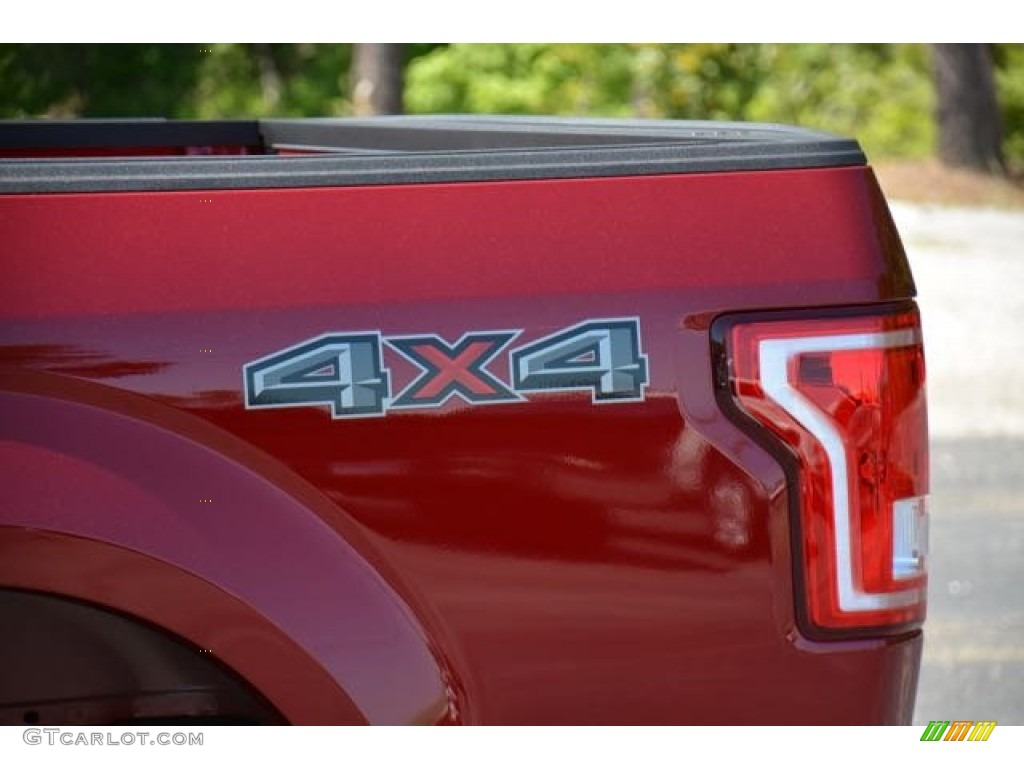 2015 F150 XLT SuperCrew 4x4 - Ruby Red Metallic / Medium Earth Gray photo #10