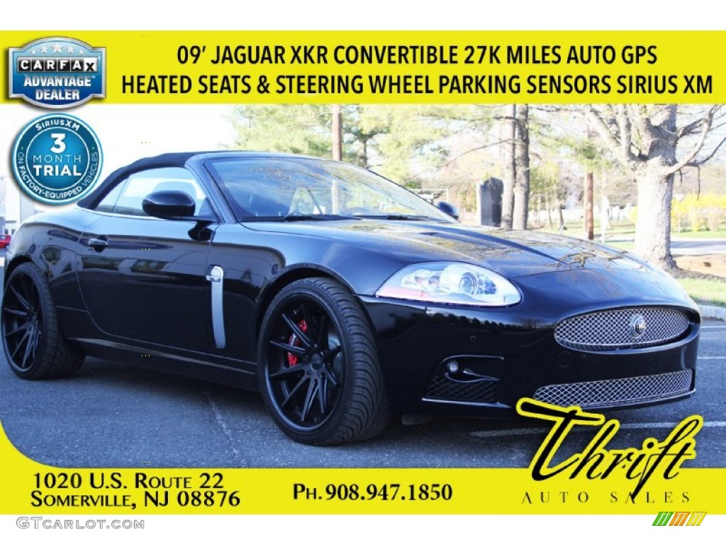 Ebony Black Jaguar XK