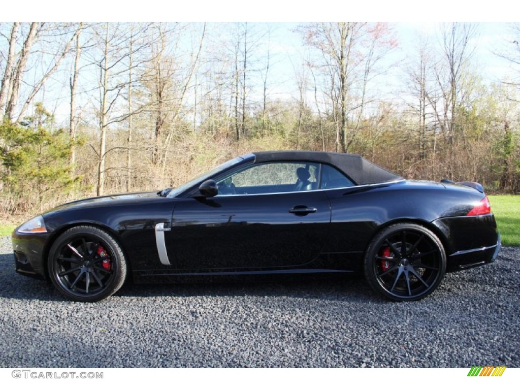 Ebony Black 2009 Jaguar XK XKR Convertible Exterior Photo #103472922