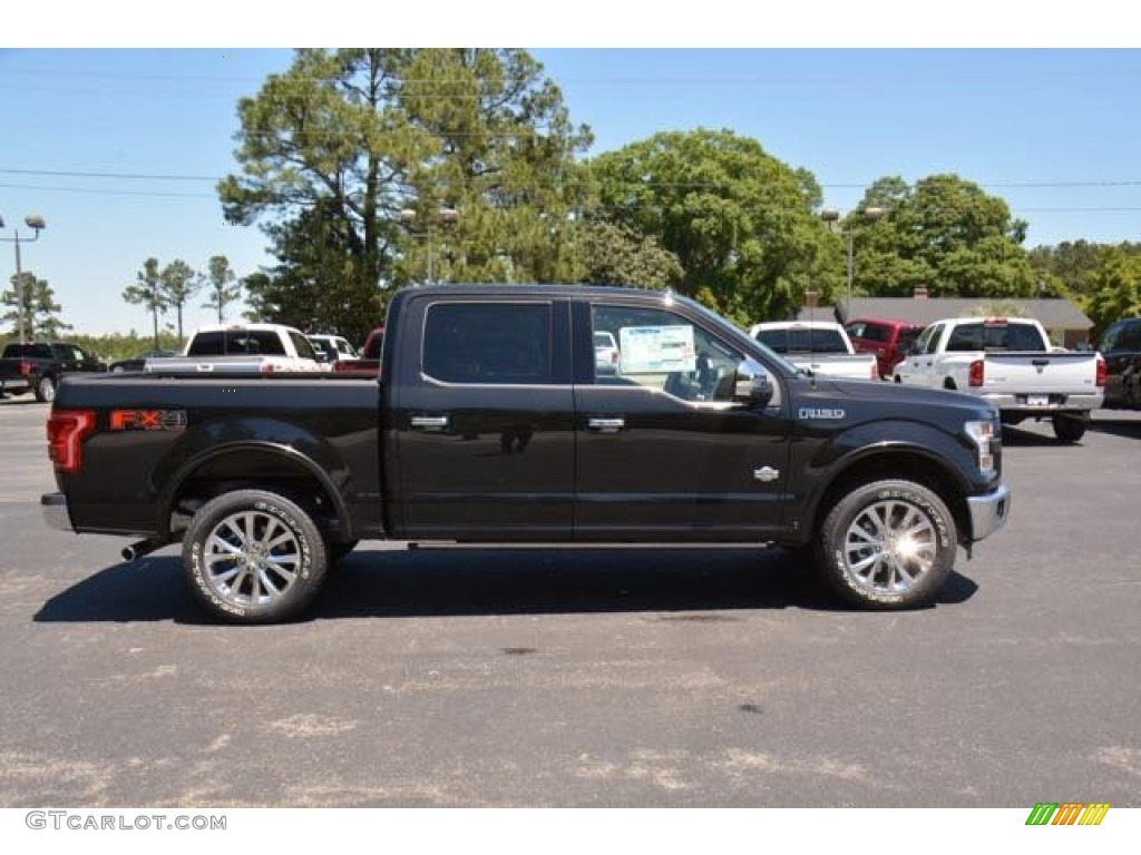 2015 F150 King Ranch SuperCrew 4x4 - Tuxedo Black Metallic / King Ranch Java/Mesa photo #4